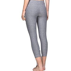 lululemon yoga pants crop grey leggings